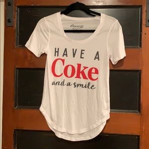 Have a Coke and a Smile Coca Cola T-shirt size XS